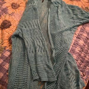 XXL green Maurices cardigan